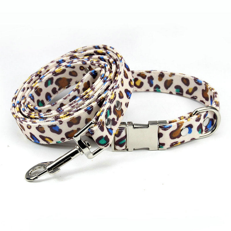 Leopard Buckle Collar